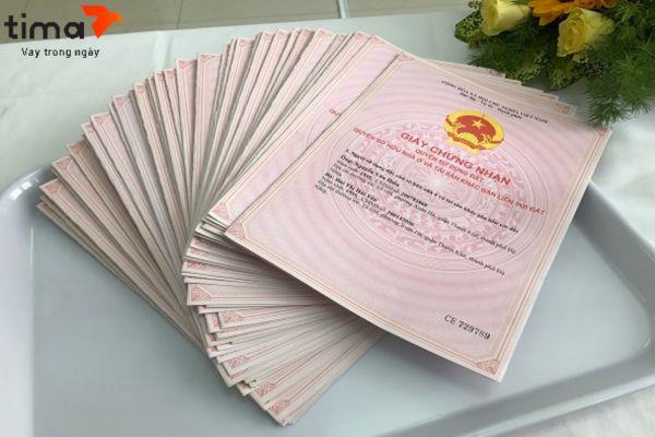 Vay thế chấp sổ đỏ được thực hiện theo đúng quy trình